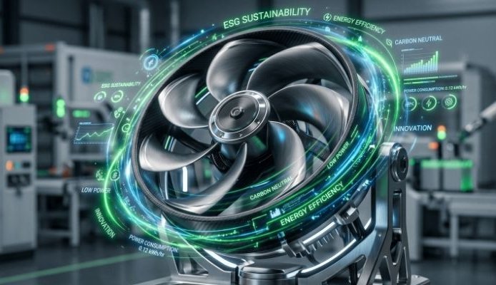 ESG 永續節能轉型指南：儲能、長壽與低耗能散熱風扇解決方案的未來佈局